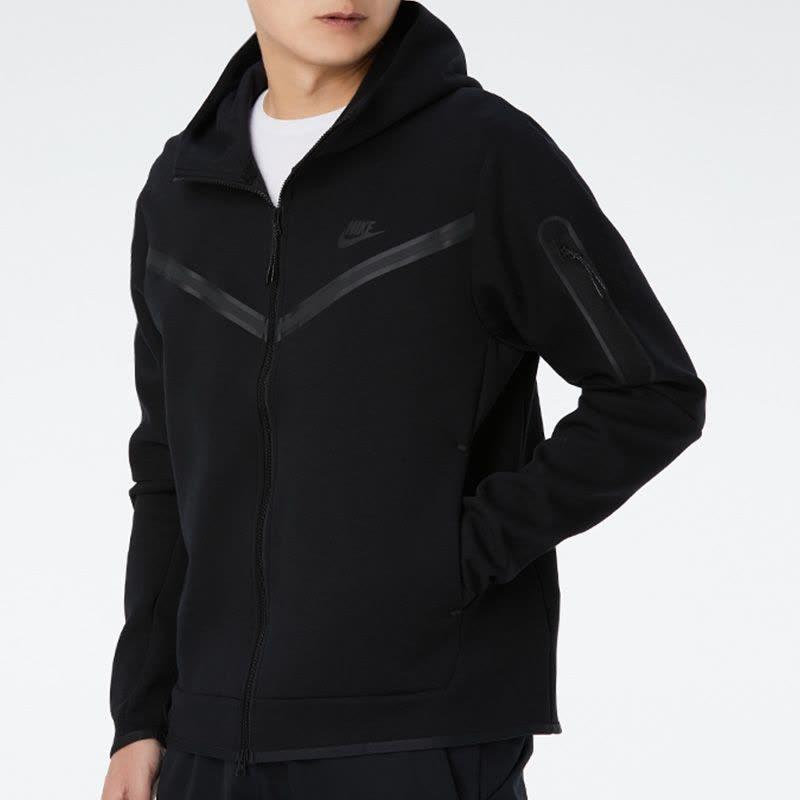Nike Спортивная куртка с молнией NSW Tech Fleece Азиатский размер 'Черный' Мужская CU4490-010
