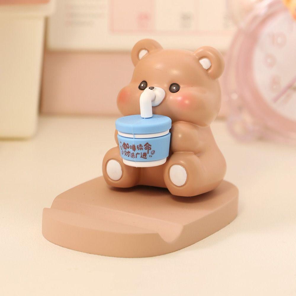 Креативный держатель для телефона в виде утки, кронштейн для сотового телефона в виде медведя, подставка для мобильного телефона, аксессуары для телефонов