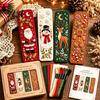 Holiday DIY Handicraft Projects Felt Embroidery Bookmark Kit, Christmas Woodland Animal Pet Craft Handmade Fabric Bookmarks for Reading Themed Sewing