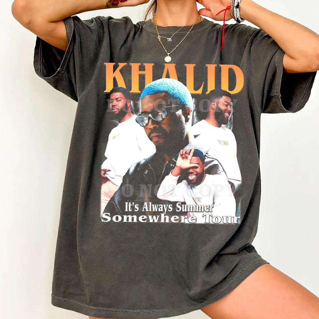 Comfort Colors Khalid It's Always Summer Somewhere Tour T-Shirt