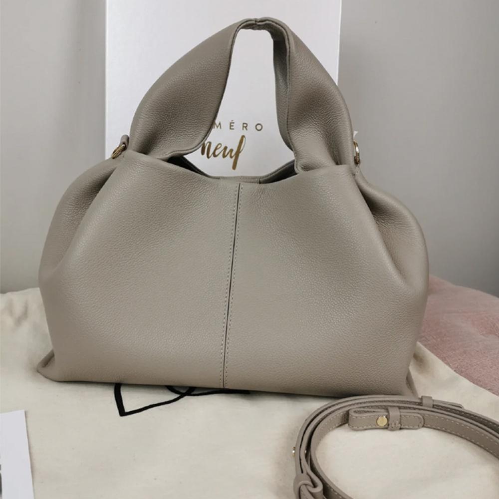 Женская сумка-ланч-бокс с французской текстурой 2024 года