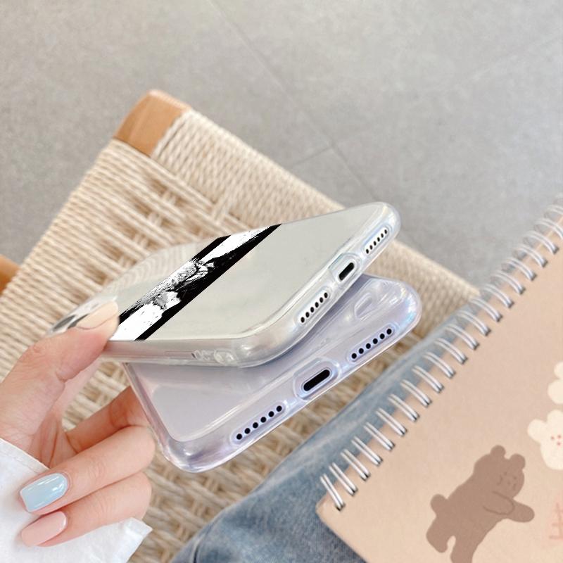 Мягкий прозрачный силиконовый чехол с рисунком аниме для Samsung A55 M35 S24 Xiaomi Redmi Note 13 Poco C65 iPhone Camera Противоударный защитный чехол