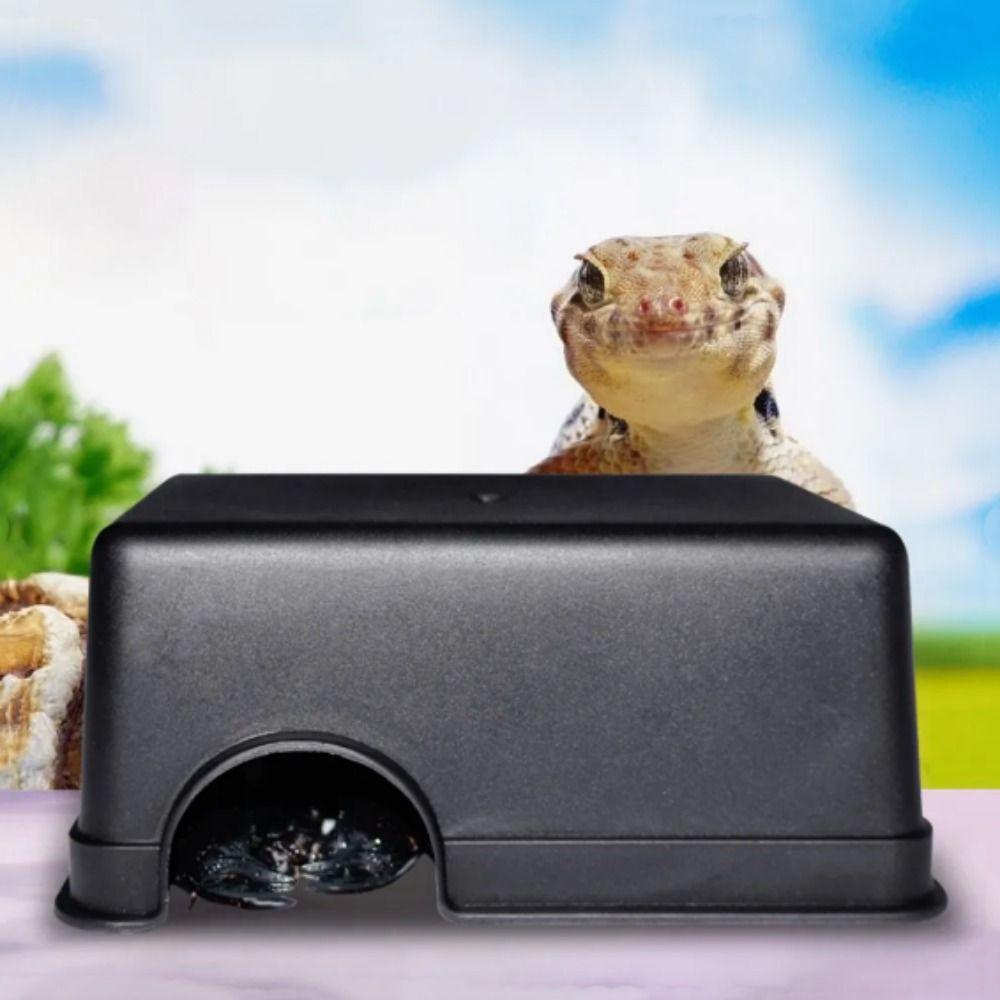 Plastic Snake Shelter House Rectangle Reptile Caves Small Animal Hideaway Reptile Hide Box  Lizards