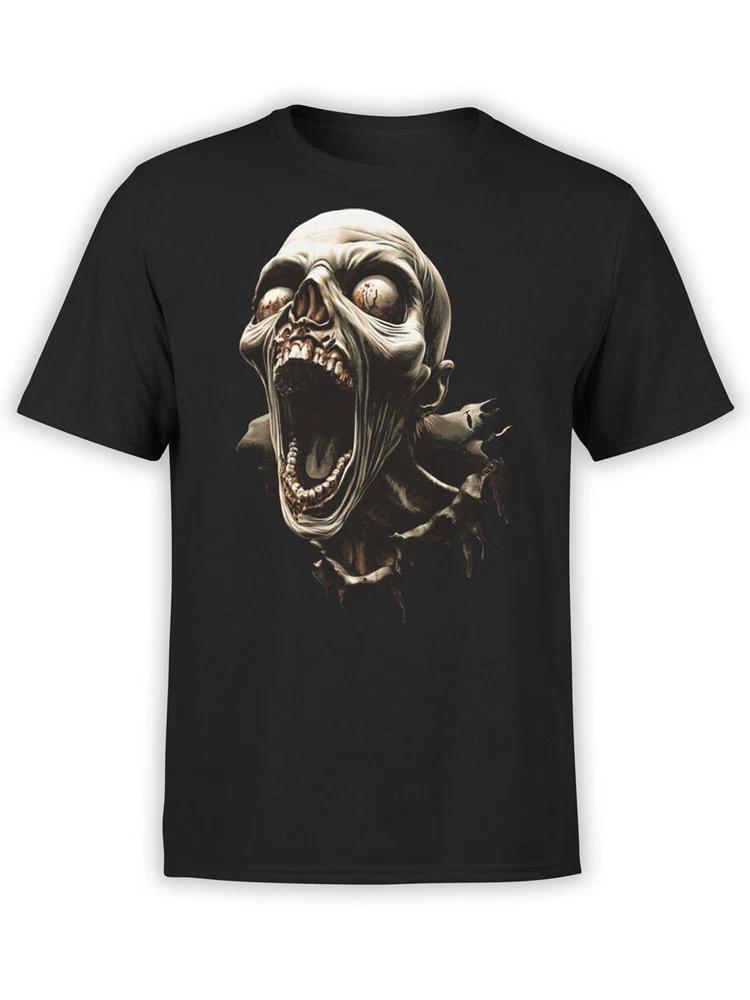 Zombie Tshirt Collection Screaming Void Tshirt Unisex