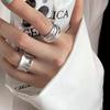 2 шт. Кольцо для женщин Ювелирные изделия Широкое Простое Открытое Винтажное Ручная работа Кольцо Аллергия Для вечеринки Подарок на день рождения KTJ