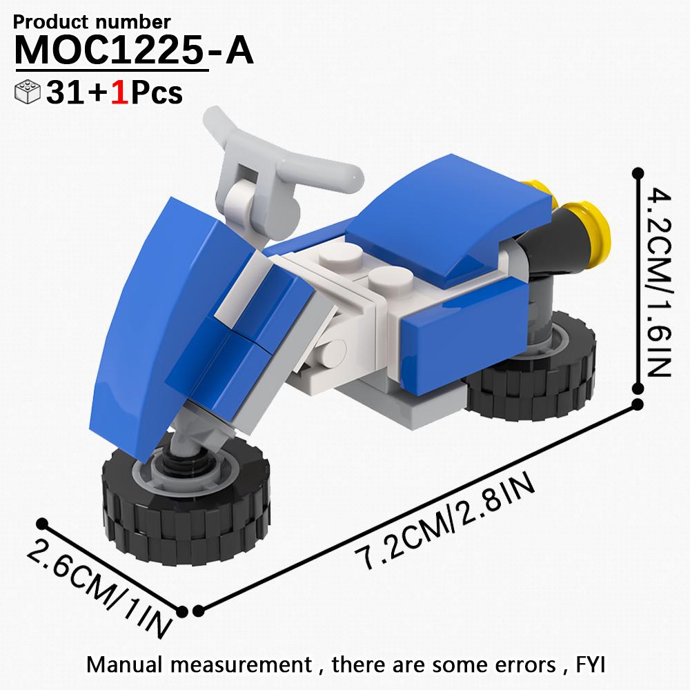 MOOXI MOC Меха-Авто Мотоцикл Кирпичи Транспортная Игра Совместимые с Аниме Фигурки Строительные Блоки Игрушки для Взрослых Для Детей Друзей Подарок