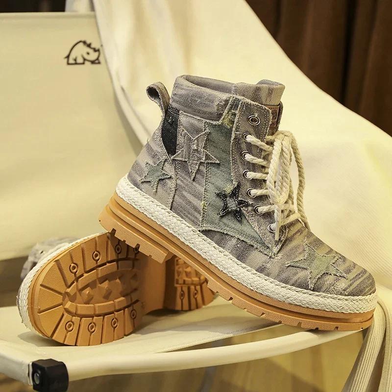 Новые мужские повседневные туфли зимние дизайнерские роскошные ковбойские военные ботинки челси на платформе кожаные тактические рабочие защитные кроссовки до щиколотки