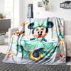 Minnie Mouse Butterfly Fantasy Flannel Blanket Super Soft Warm Cozy Blanket For Sofa Bed Office Travel Allseason Home Decor Gift