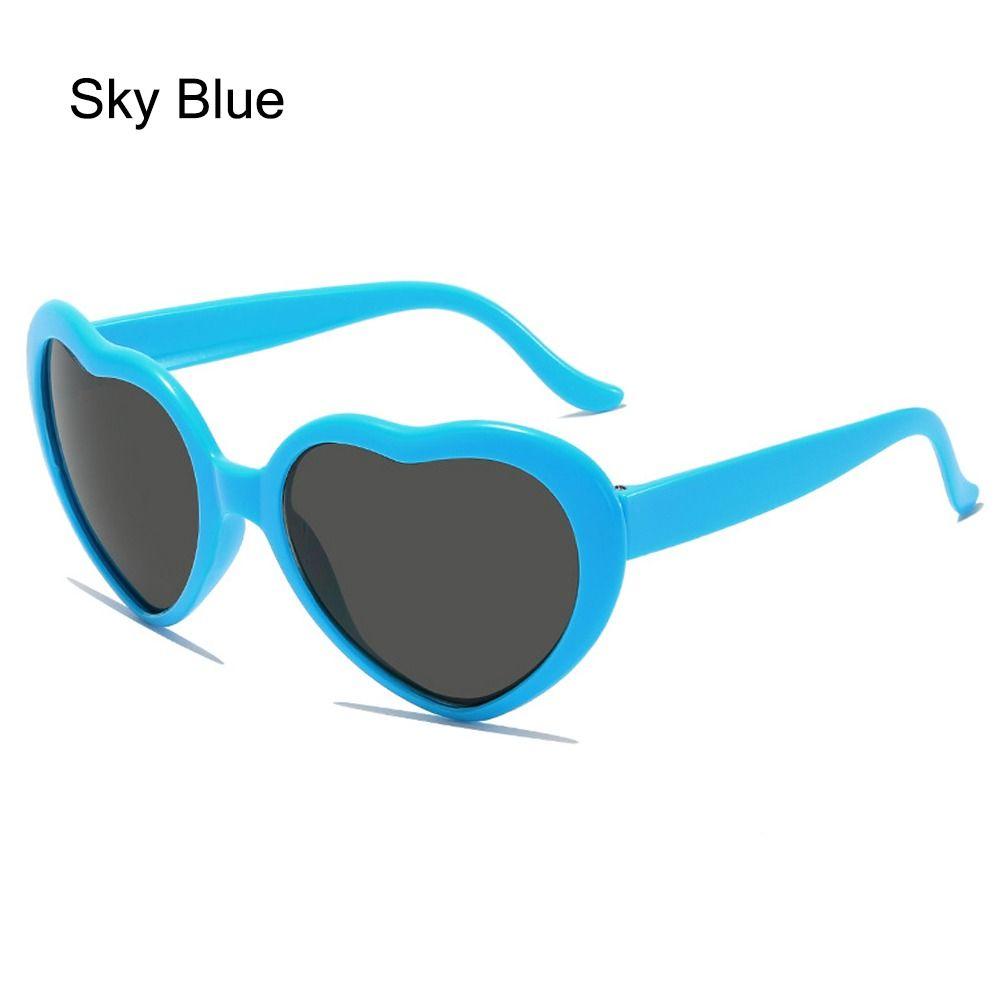 UV400 Protection Heart-Shaped Sunglasses Cosplay Beach Shades Cute Women's Accessories for Women