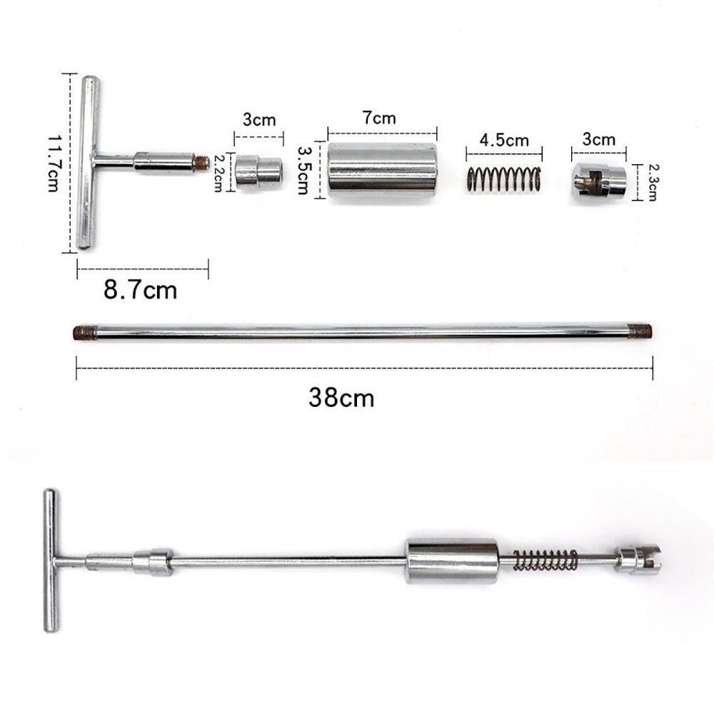 19Pcs/Set T-bar Pulling T Dent Remover Kit Mechanical Metal Slide Dent Repair Tool  Hand Tools Kit