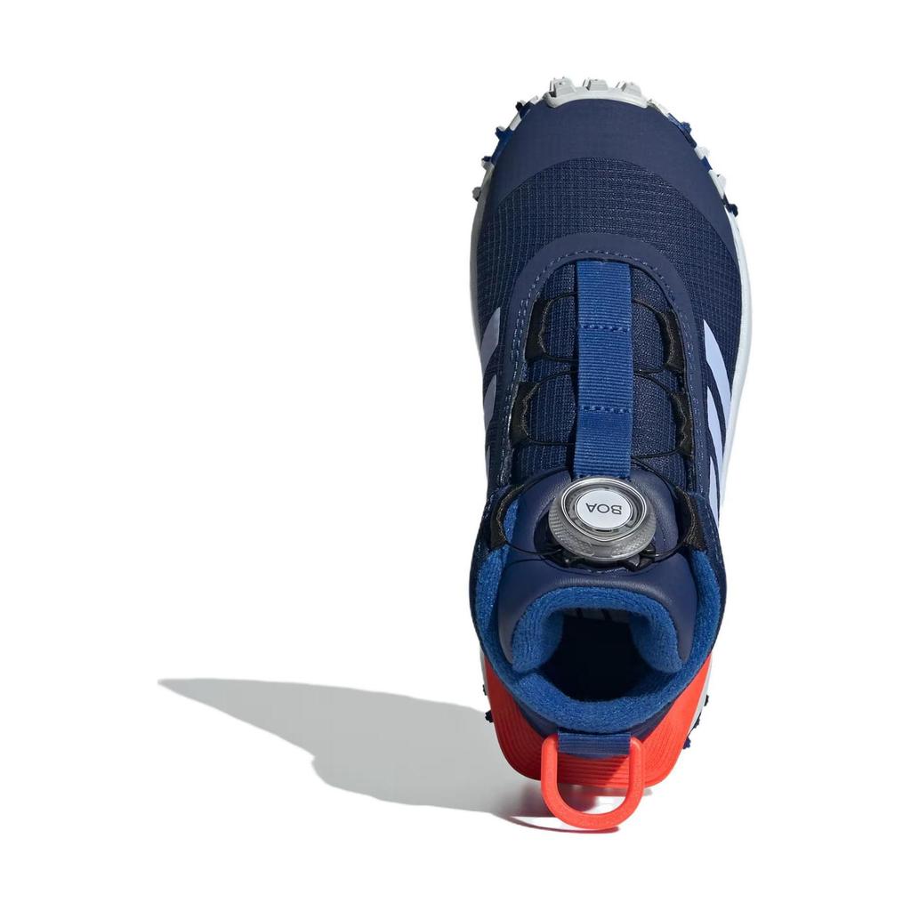 Adidas Fortatrail Comfortable Fashion Non-Slip Durable Mid-Top Running Shoes Kids Running Shoes Blue IF9260