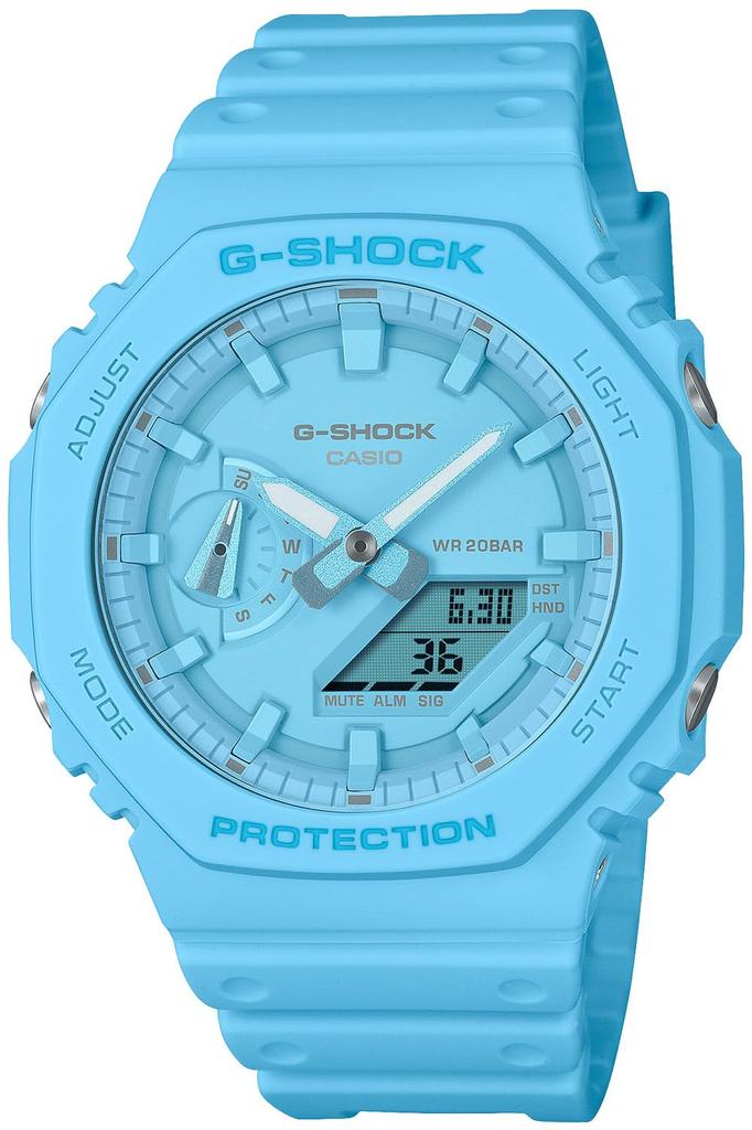 Часы Casio серии Turquoise G-Shock TONE-ON-TONE GA-2100-2A2JF Мужские