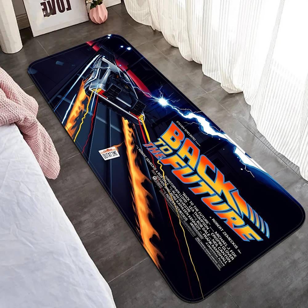 Back To The Future Kitchen Mat Kids Room Bedroom Decoration Balcony Anti-Slip Doormat Living Room Alfombra