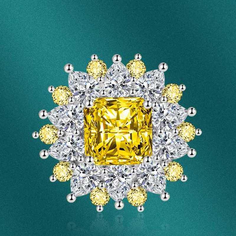 Sace Gems Классическое кольцо из медного сплава с цирконом, женские ювелирные изделия, свадебный подарок для вечеринки