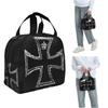 West Coast Iron Cross Choppers Изолированная сумка-ланчбокс для женщин и детей Портативные пищевые контейнеры Термосумка-ланчбокс Сумка-тоут