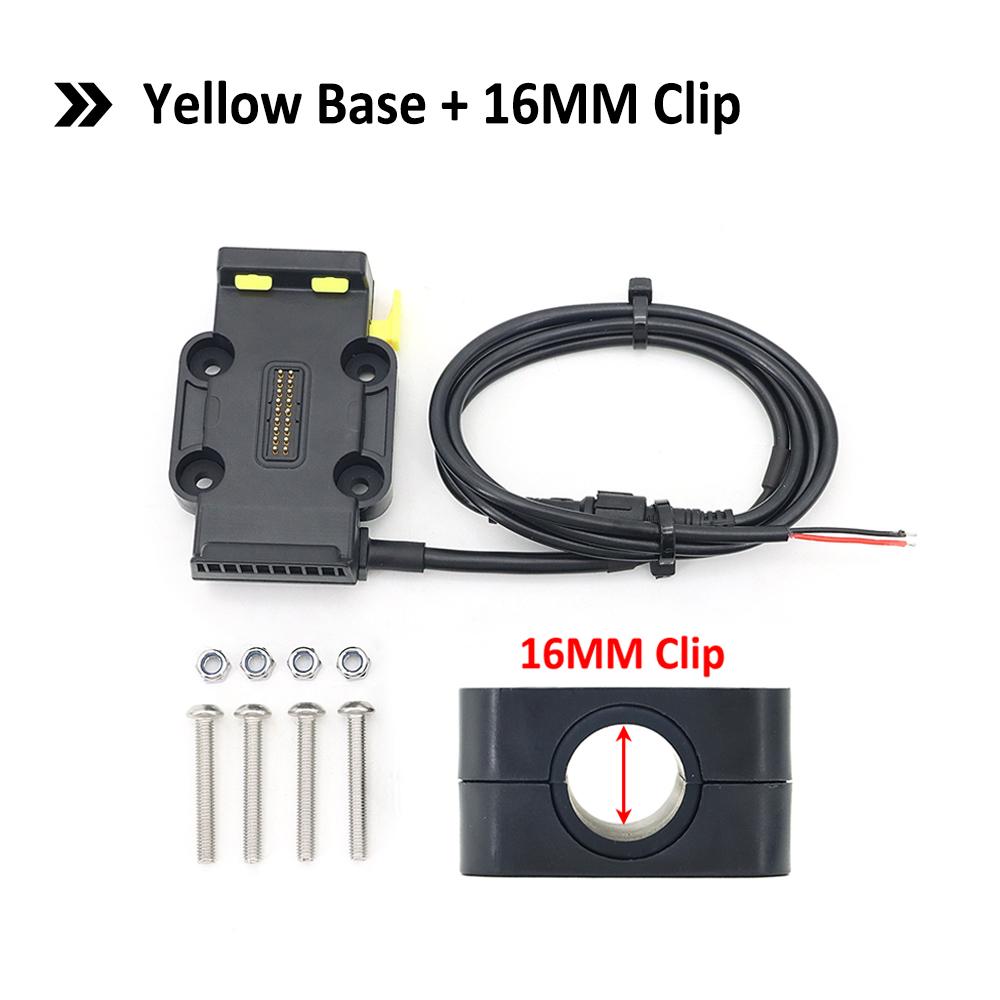 For All Motorcycle Wireless Charging 12mm 16mm 22mm Crossbar Roll Bar Phone Navigation Bracket Base R1250GS CRF1100L F900XR R18