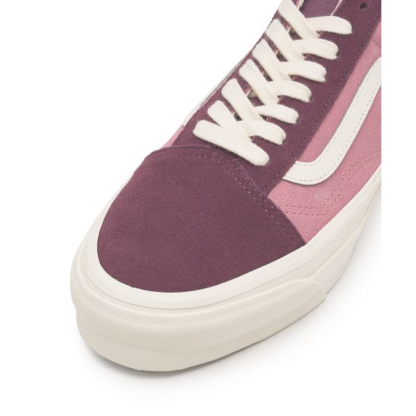Vans Old Skool 36 Повседневные Удобные Низкие Кеды для Скейтборда Унисекс Кроссовки Фиолетовый Белый Розовый VN000CT9PLU1