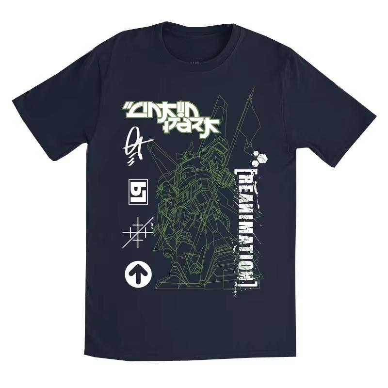 2025 Summer Fashion New Linkin Park Meteora Album Men's and Women's Same High Quality Graffiti Art American Short T-shirt