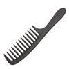 Wide Tooth Comb Detangling Hair Wide Comb Round Teeth Hair Comb Carbon Antistatic Comb
