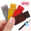 6/1 шт. самоклеящиеся зажимы для ручек для планшетов Apple iPad, ноутбуков, кожаный зажим для карандашей, эластичная петля, держатель для ручек, зажим с защитой от потери