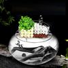 3-in-1 External Filter Box High Transparency Water Circulation Acrylic Fish Tank Top Filter Silent Waterfall Edge Hole