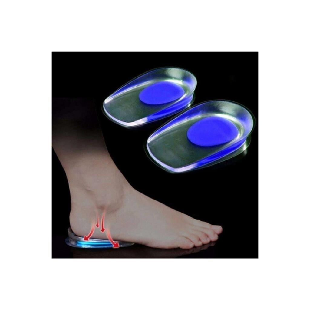 Ortapedik Gel Heel Support Insoles For Heel Spurs 100% Gel 2 Pieces