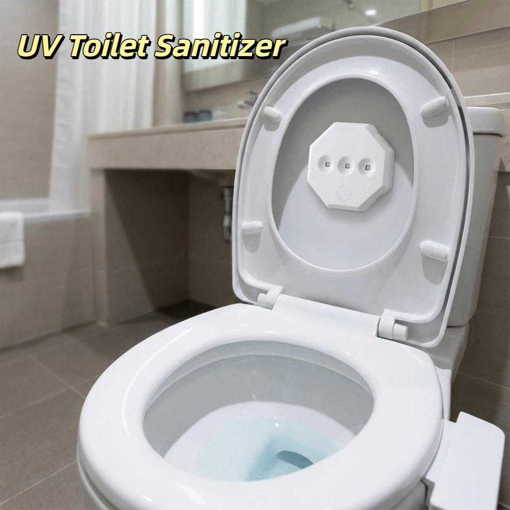 USB Rechargeable UV Toilet Sanitizer Hands-Free Portable Toilet Cleaner Travels