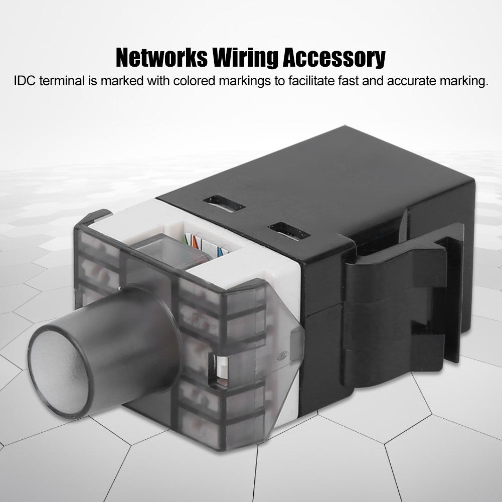 3 шт. RJ45 180-градусный модуль CAT6 UTP Networks информационный разъем адаптер розетки