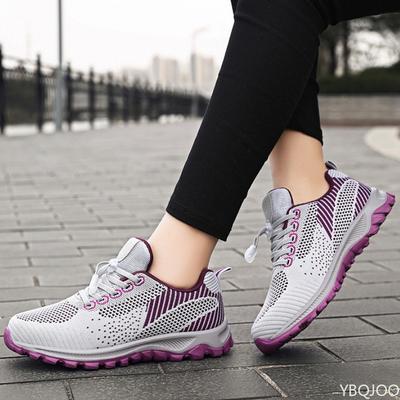 Новые удобные кроссовки на мягкой подошве для весны-лета, простые повседневные легкие дышащие женские спортивные туфли