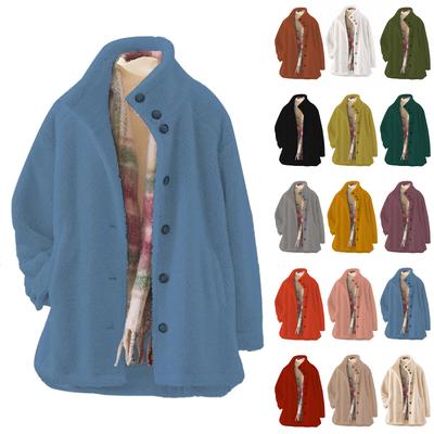 Женский кардиган-свитшот оверсайз на пуговицах с отложным воротником однотонный