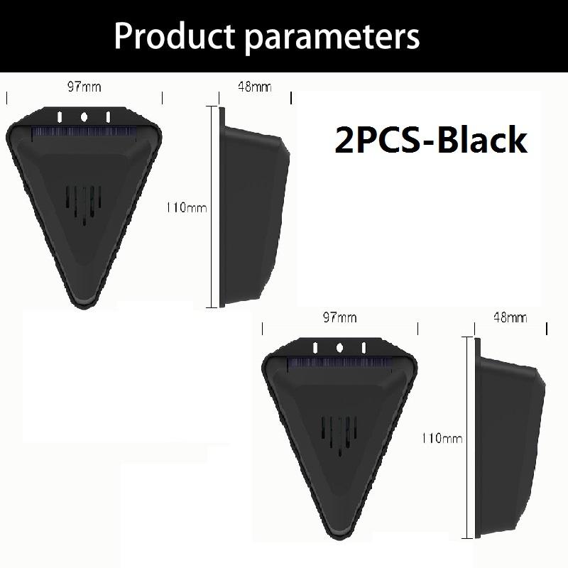 1/4Pcs LED Solar Alarm Light Outdoor Waterproof Solar Powered Lamp Farmland Pasture Anti-Animal Villa Garden Security Light