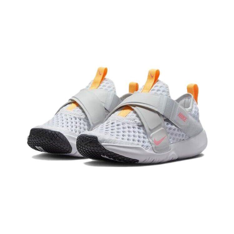 Nike Flex Advance BR PS Comfortable Anti Kick Cushioning Low top Kids' Running Shoes White Kids' DC9370-100