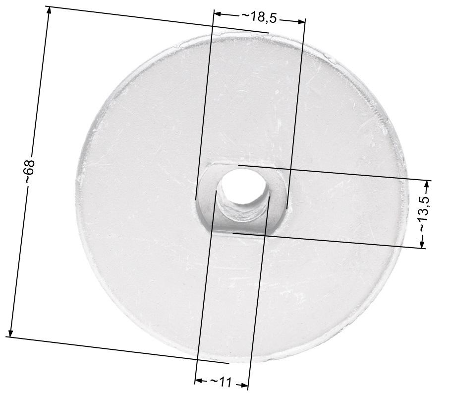 Adapter Kosiarki Castel Garden Pan504 22.2Mm Ro50422