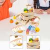 Food Play Kitchen Toys Preschool Wooden Cooking Set Pretend for Kids Children