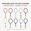 Mobile Phone Lanyard Short Wrist Self-locking Adjustable Strong and Durable Outdoor Travel Anti-loss Strap with Metal Gasket