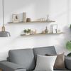 vidaXL Wandregale 2 Stk. Sonoma-Eiche 100x9x3 cm