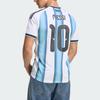 Adidas Аргентина 26 Домашняя футболка Месси Белый/Ледяной голубой/Светло-голубой Мужские топы KA8117