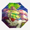 1pc Dragon Ball Z Broly Outdoor Umbrella - Automatic Opening/Closing - Portable 3-Fold Design - 8-Rib Iron Frame - Perfect Gift for Fans, Travelers, D