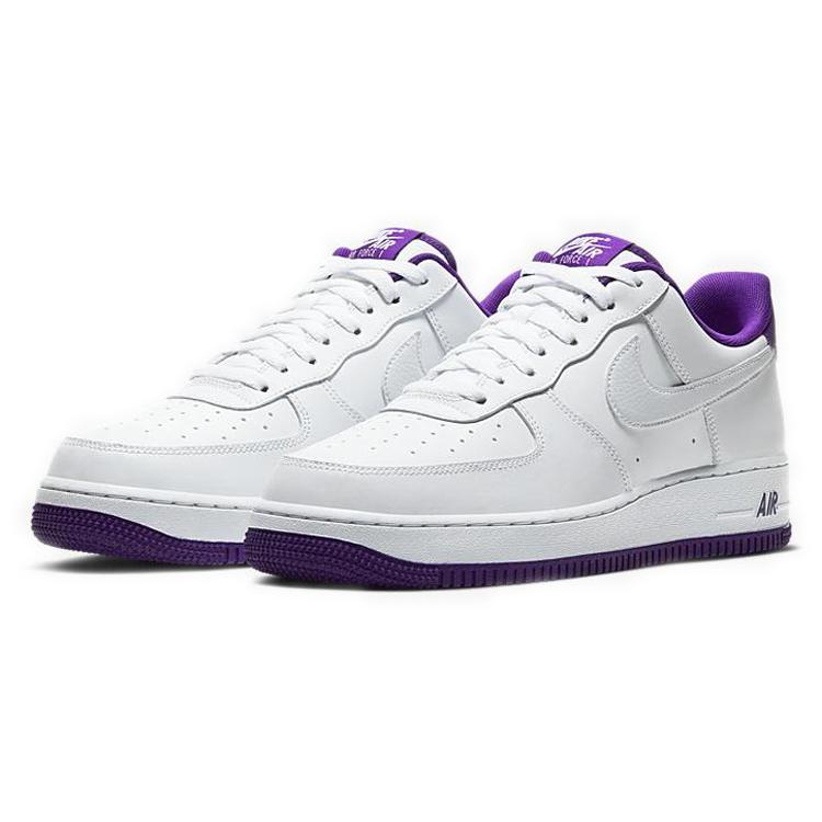Nike Air Force 1 Low '07 Белый Фиолетовое Напряжение Мужские CJ1380-100