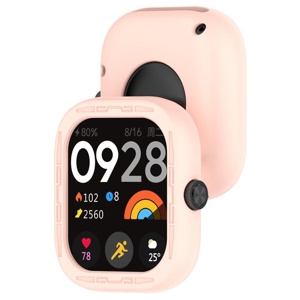 Bumper Screen Protector Shell Protective Frame Soft Silicone Case for Redmi Watch 4 Smart Watch