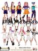 Косплей-костюм K-POP Девушка-Охотница на Демонов - Сценический и Хэллоуинский Наряд для Детей (Руми, Мира, Зои)