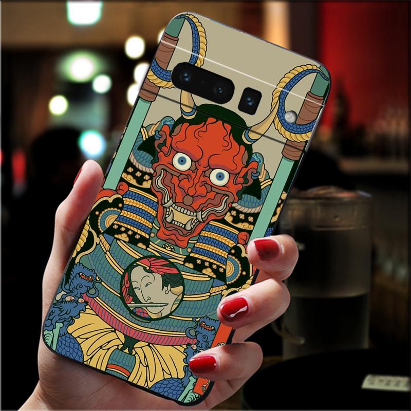 Phone Case For Google Pixel 10 9 Pro XL 9A 8 7 6 Pro Pixel 8A 7A 6A Pixel 8 7 6 5 Japanese samurai