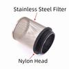 1 шт. Фильтр для шланга очистки воды, фитинг для водяного насоса, сетчатый фильтр из нержавеющей стали 304, соединитель, ситечко, 1/2''~2''