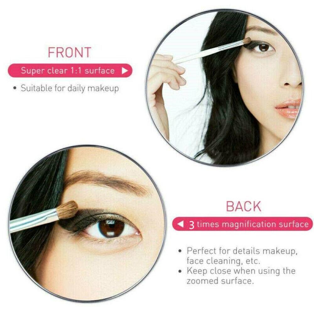 Двустороннее 10-кратное увеличительное зеркало Настольное зеркало для туалетного столика Зеркало для ванной Косметическое зеркало для дома
