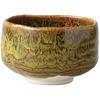 Чаша для матча Чаша для матча x Американская глазурь Желтая чаша для матча Чайная церемония Чаша для матча Керамика Mino Ware Сделано в Японии Сетка для эля 12,6 H8,2 см