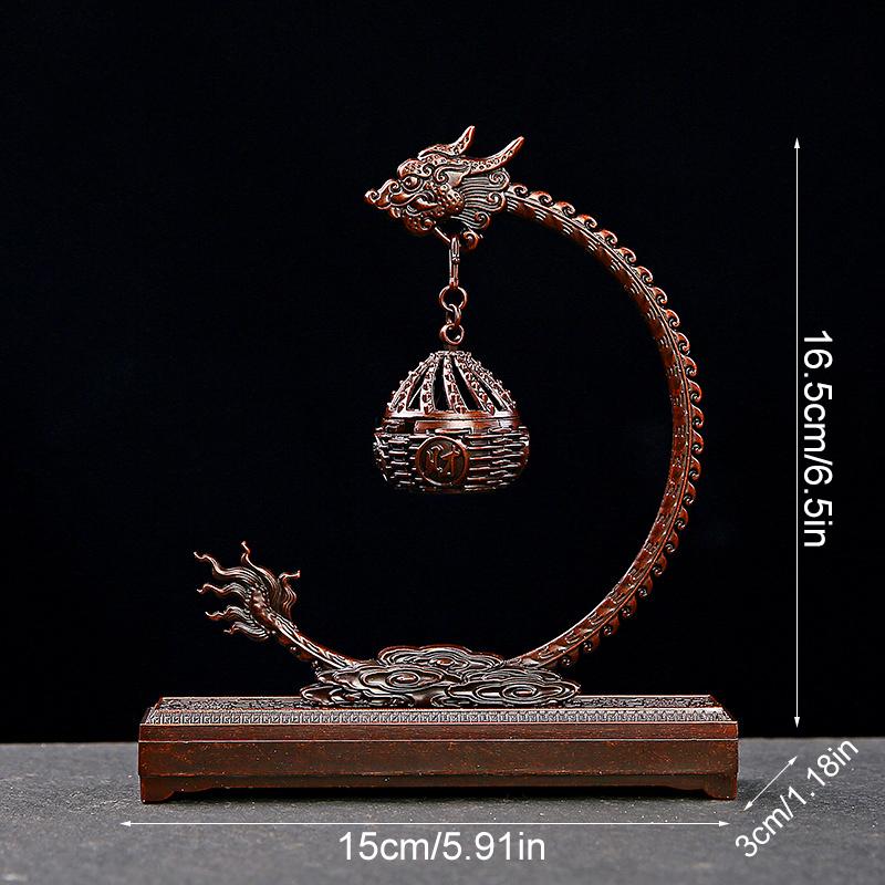 1 шт. металлический дзен кран дизайн двойного назначения курильница фен-шуй декор для медитации лебедь дракон подвесная печь