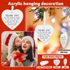 Thank You Gift Pendant Acrylic Hanging Ornament For Mother's Day, Valentine's Day, Home Decoration Gift