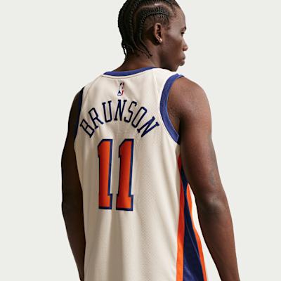 Nike Jalen Brunson New York Knicks City Edition Men's Nike Nba Swingma
