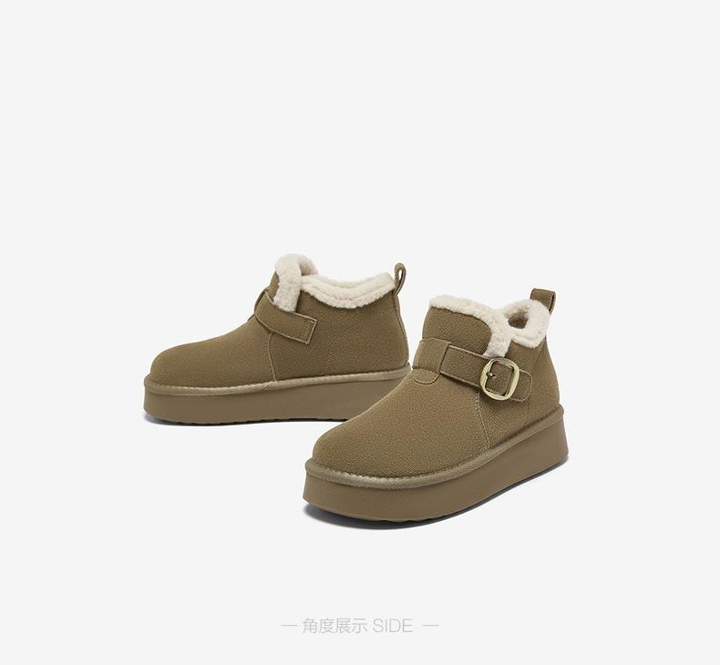 Bestu 25 Winter Snow Boots Fashion Retro Casual Women's Short Boots N8082DD5