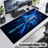 Custom Name Text Mouse Pad hertha bsc Personalized Desk Pad For Work And Gaming
